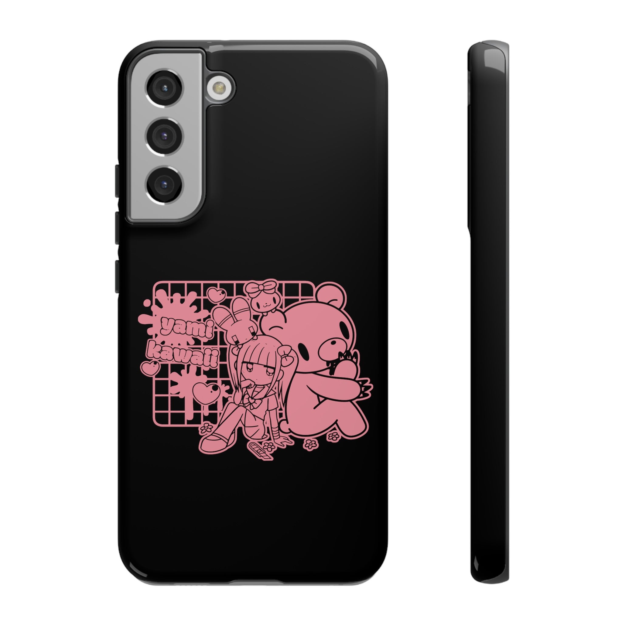 Menherachan X Gloomy Bear Yami Kawaii Phone Case